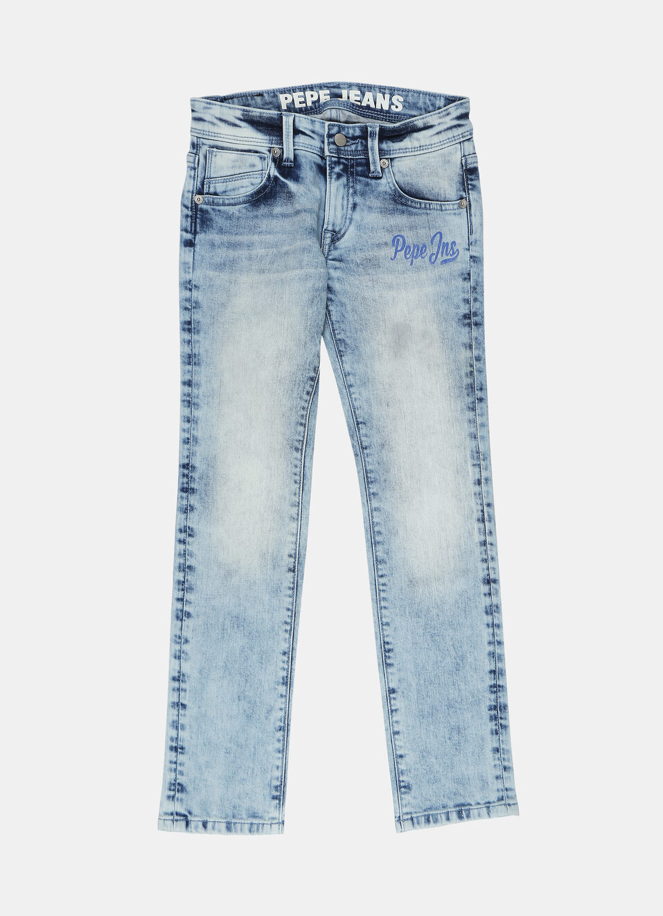 Cashed Mid Waist Slim Fit Denim, , large image number 0