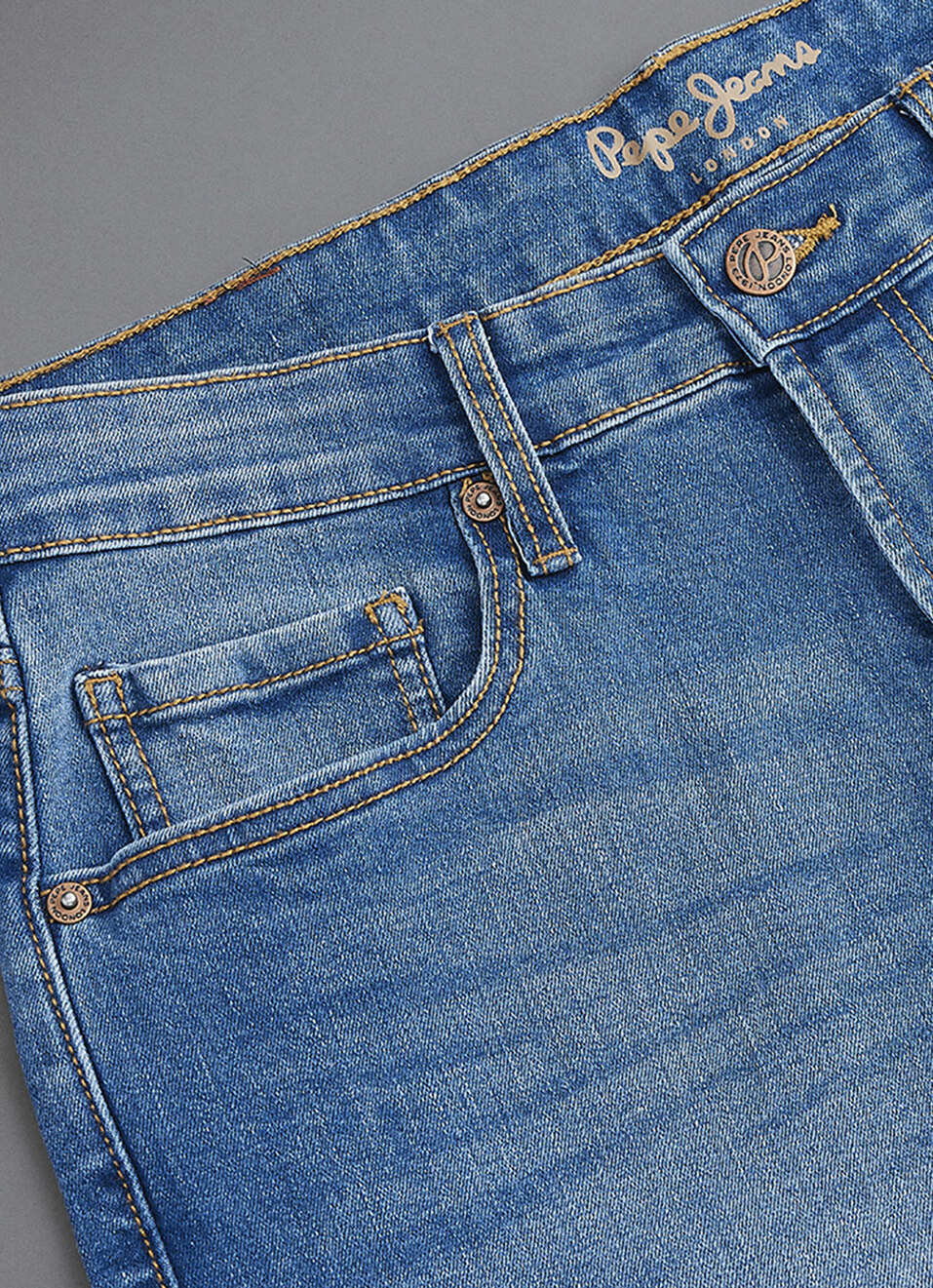 Men Blue Medium Used Straight Fit Mid Rise Stretchable Jeans, , large image number 5