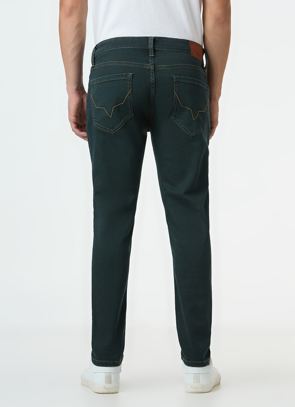 Men Blue Skinny Fit Ankle-length Jeans, , large image number 3