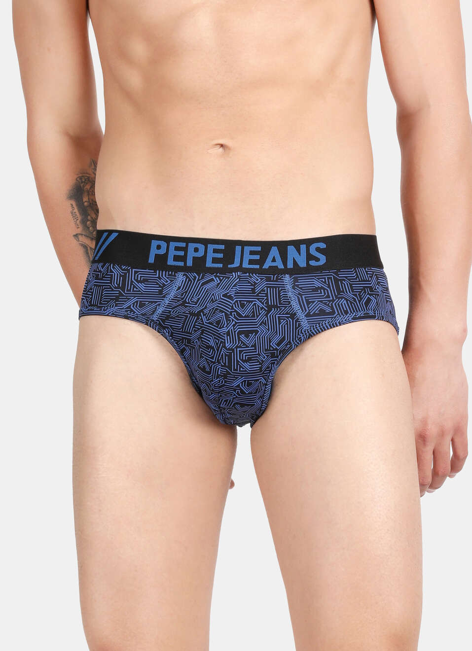 Blue Printed Briefs, , large image number 1