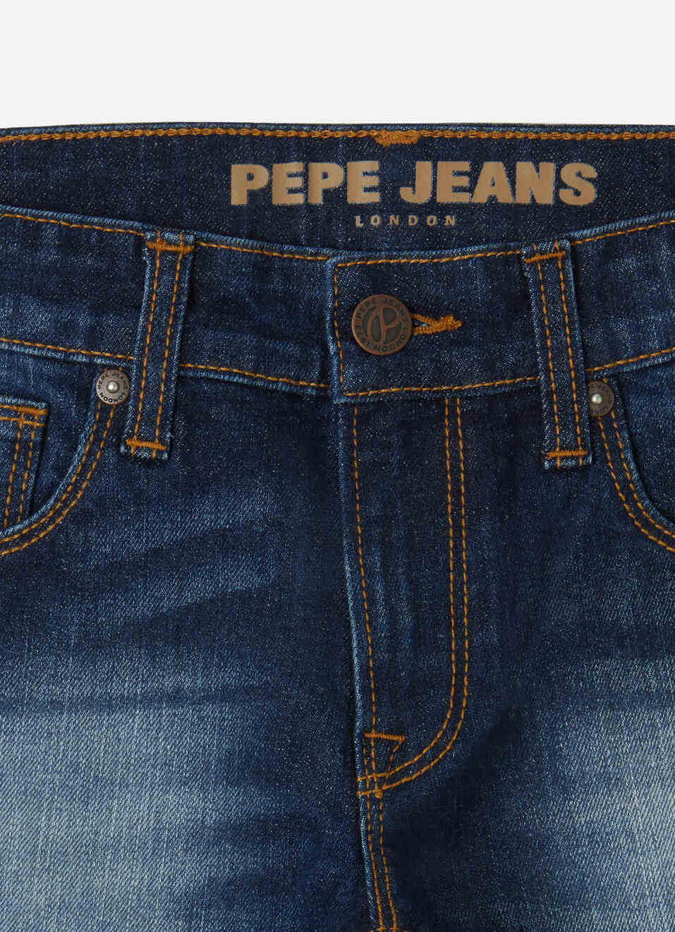 Boys Cash Dark Blue Mid Rise Slim Fit Jeans, , large image number 2