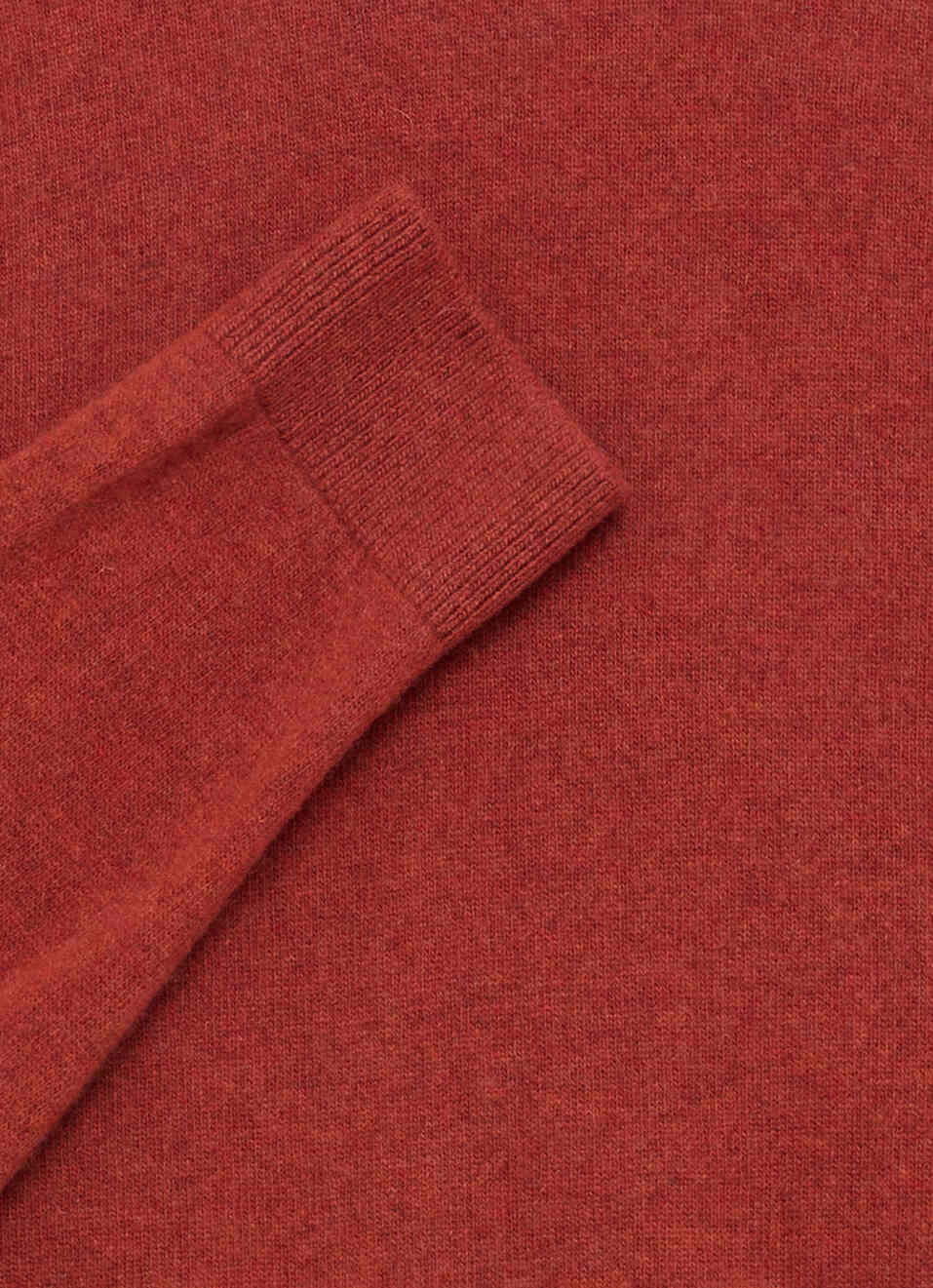 Men Orange Solid Regular Fit Crew Neck Sweater, , large image number 7