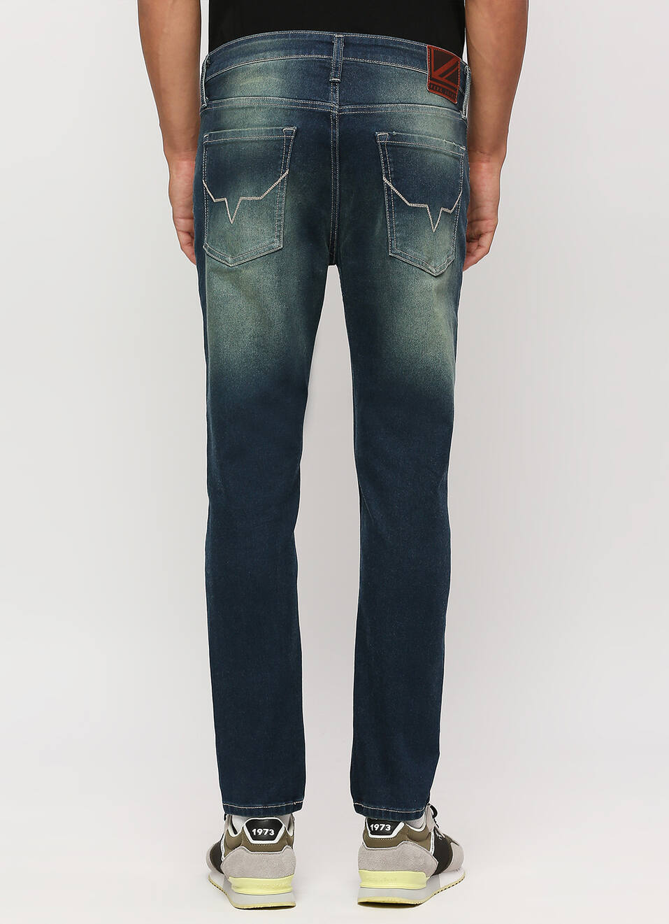 Chinox Ankle Blue Mid Waist Regular Fit Jeans, , large image number 3