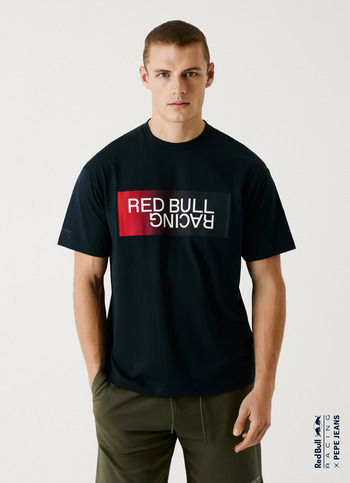 Red Bull Racing X Pepe Jeans Ombre Logo Relaxed Tee