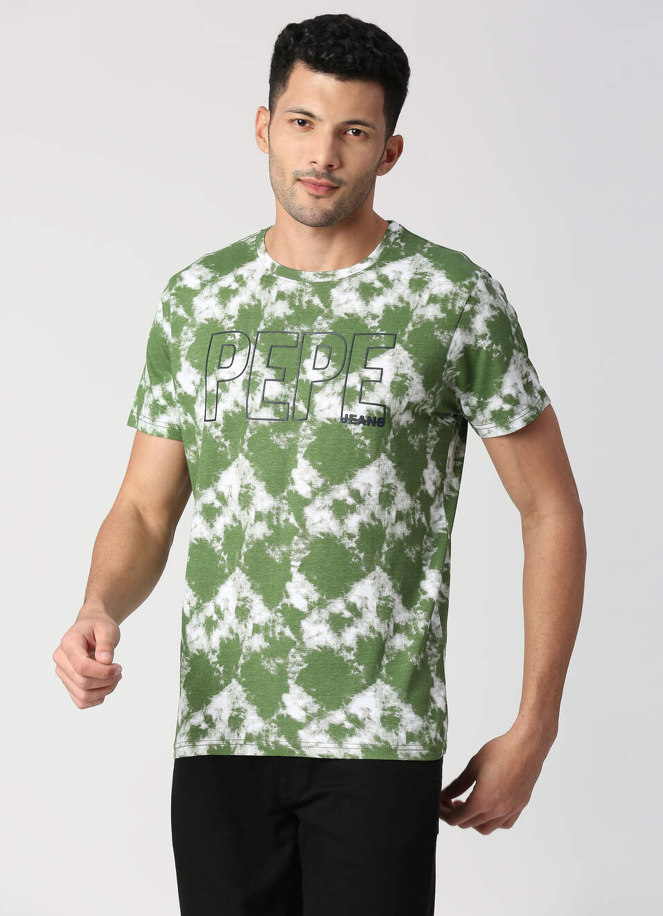 TORREZ all over tie & dye printed tee, , large image number 3