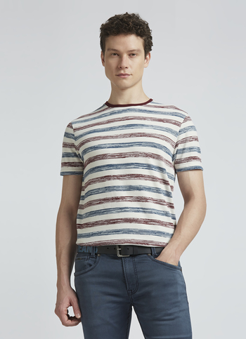 Green Stripes Short Sleeve T-shirt