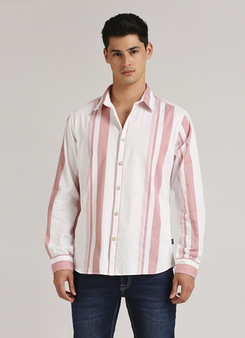 Pink Stripes Long Sleeve Shirt