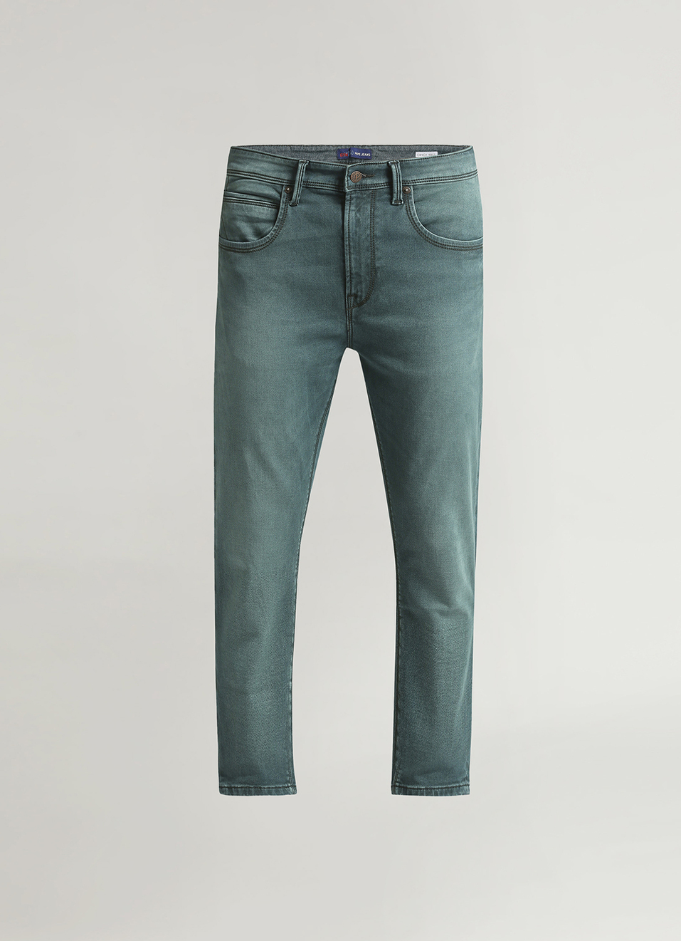 Chinox Dark Blue Mid Rise Ankle Gymindigo Jeans, , large image number 5