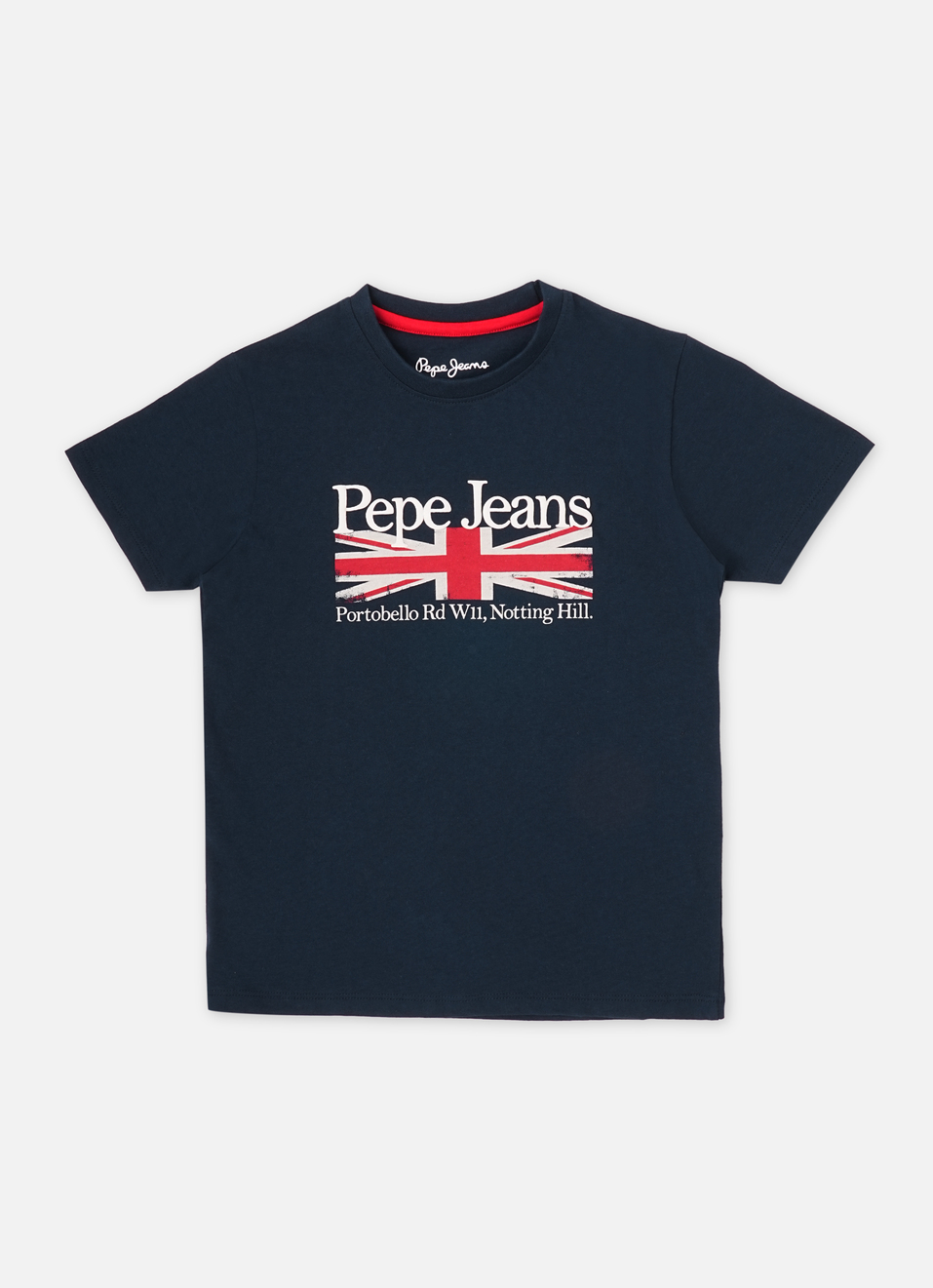 Boys Red Graphic Print Short Sleeve T-shirt, , large image number 0