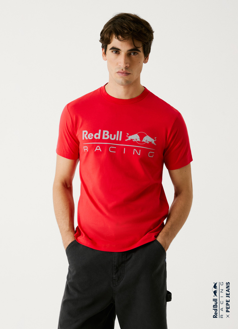 Red Bull Racing X Pepe Jeans Logo Atheletic Tee, , large image number 0