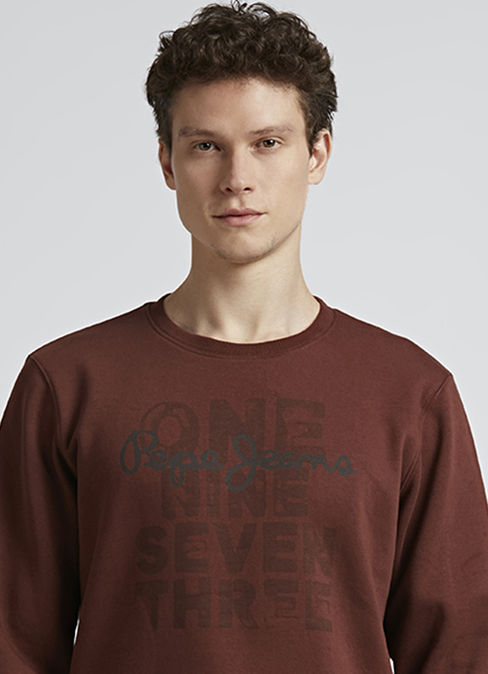 Brown Graphic Print Full Sleeve Sweatshirt, , large image number 4