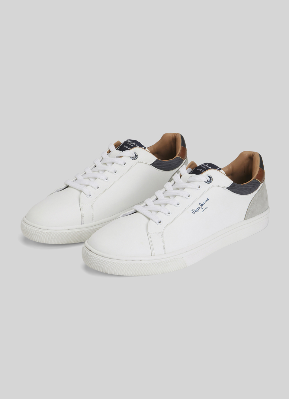 Kenton Court White Cupsole Sneakers, , large image number 2