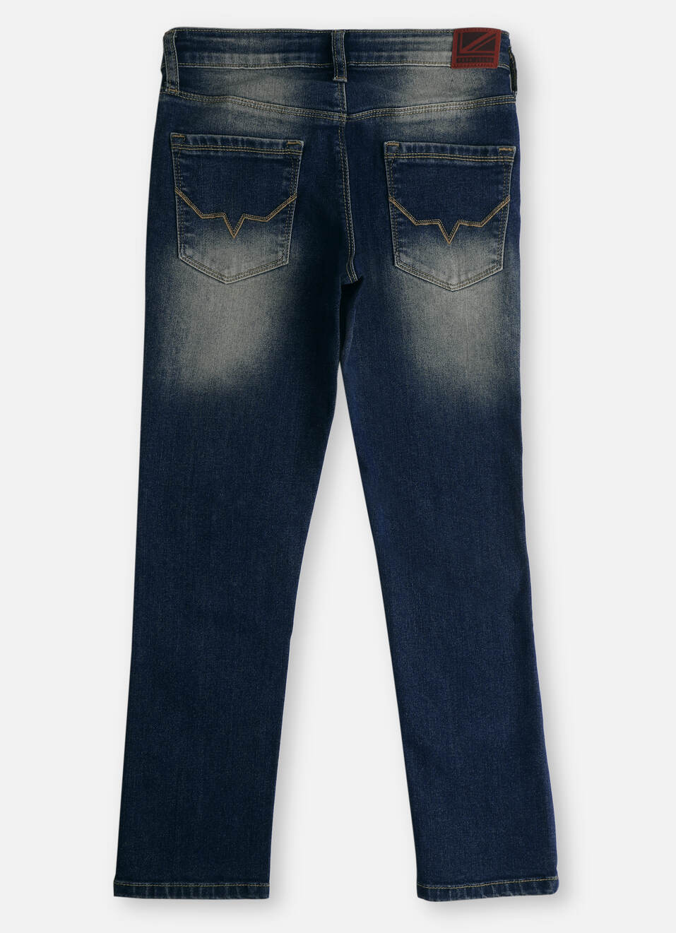 Boys Cash Dark Blue Mid Rise Slim Fit Jeans, , large image number 1