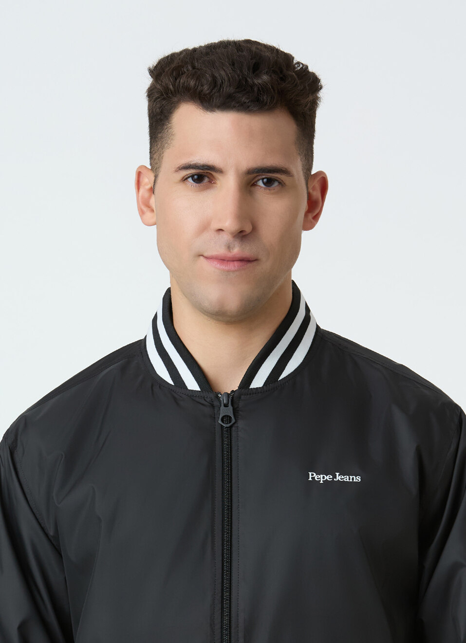 Men Black Full Sleeve Lightweight Jacket, , large image number 4