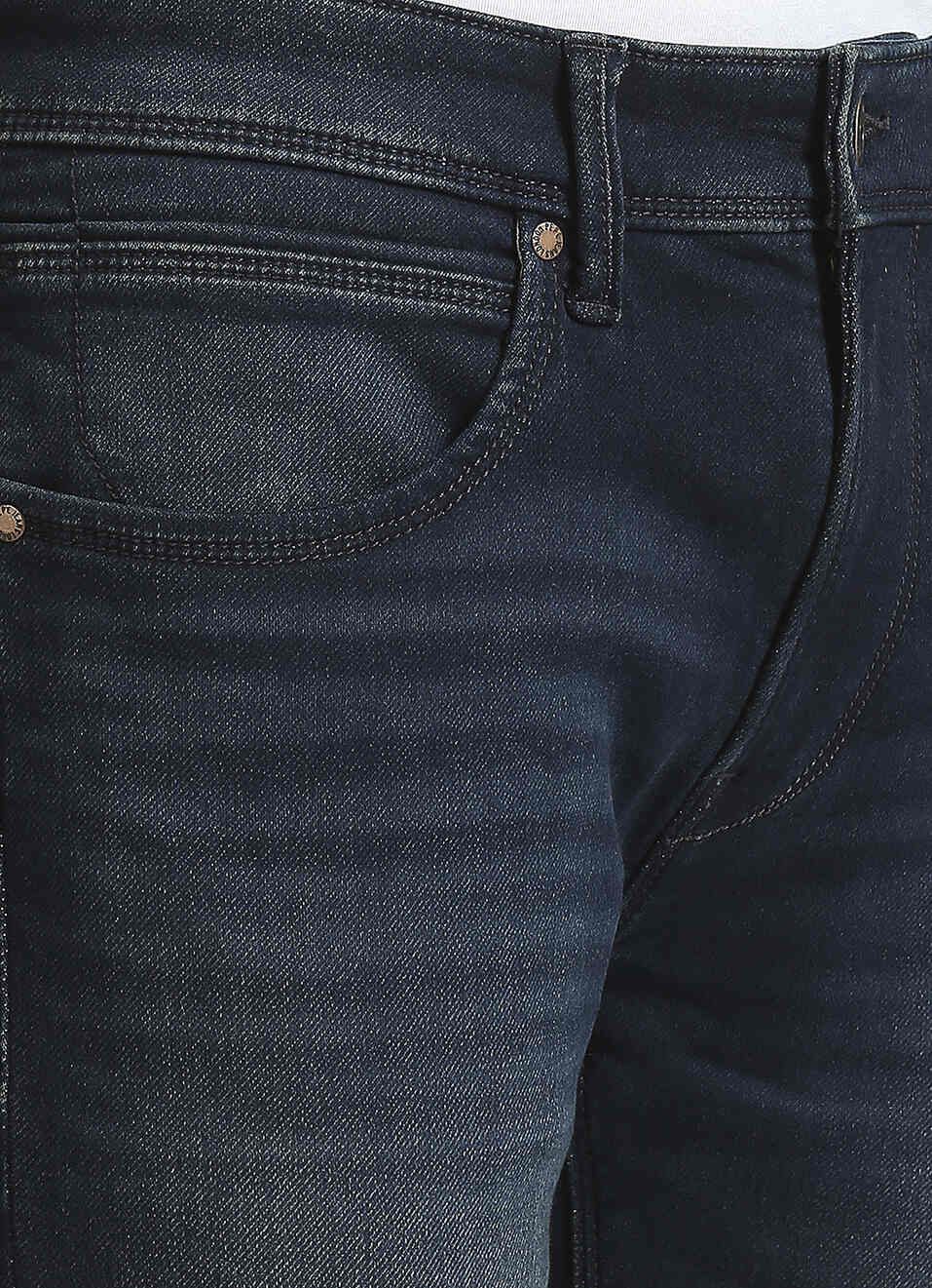 Chinox Blue Mid Waist Gymindigo Jeans, , large image number 4
