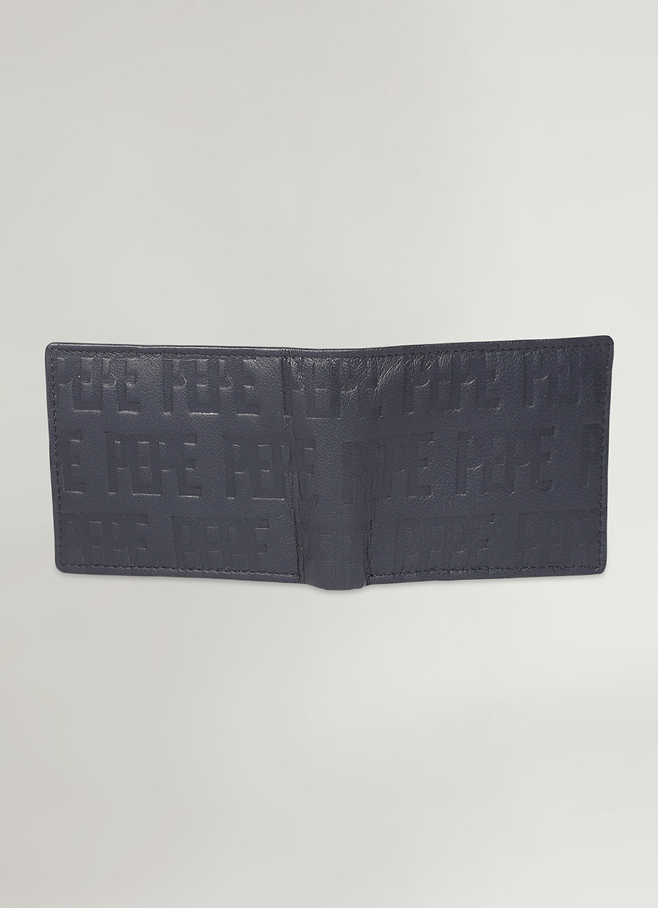 Blue Embossed Wallet, , large image number 1