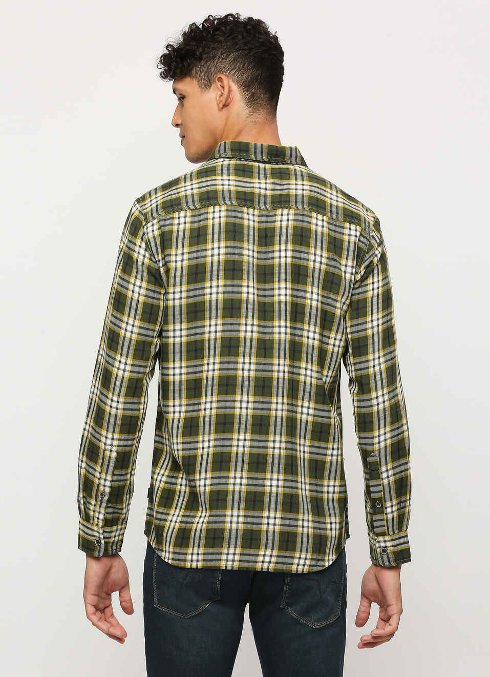 Green Checks Long Sleeve Shirt, , large image number 2