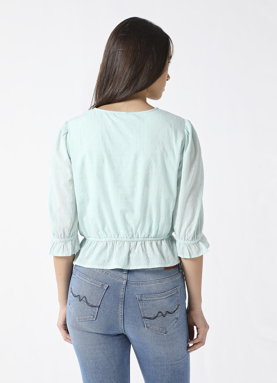 Stylish woven top, , large image number 2