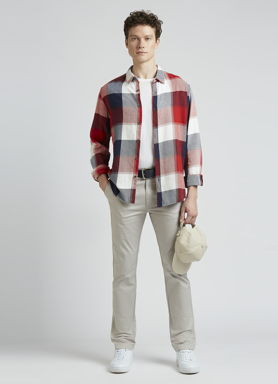 Red Checks Full Sleeve Shirt, , large image number 5