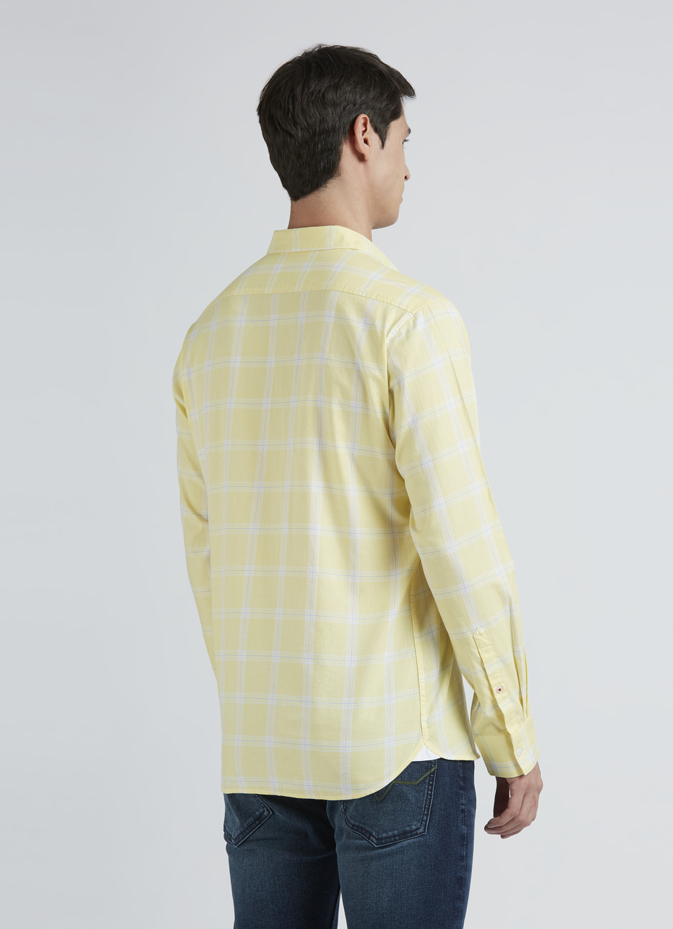 Yellow Check Full Sleeve Shirt, , large image number 2