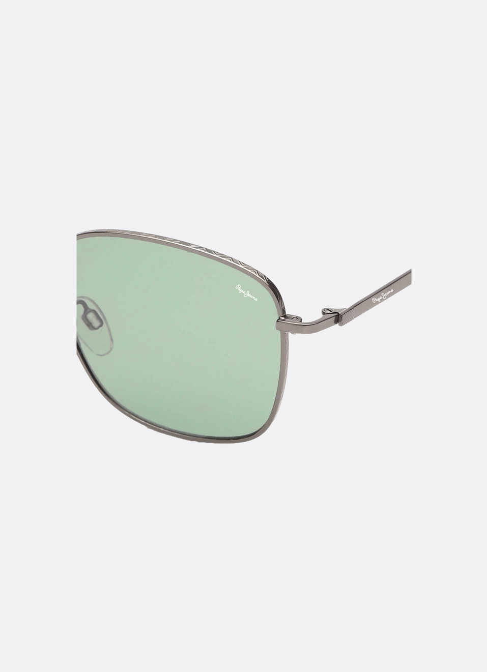 Gun Metal Uv-protected Aviator Sunglasses, , large image number 4