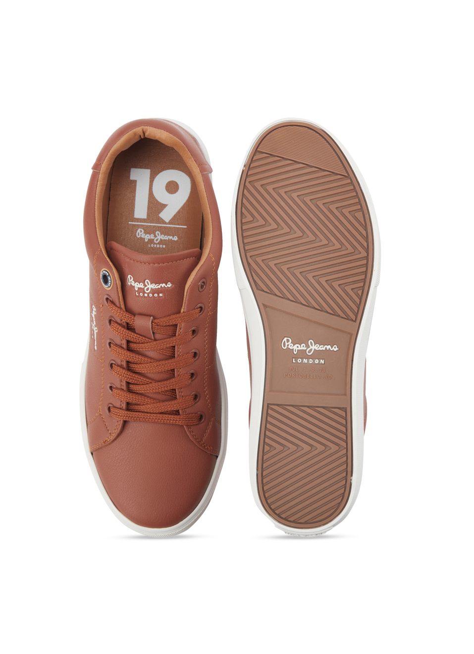Brown Low-cut Anti-skid Cupsole Sneakers, , large image number 4