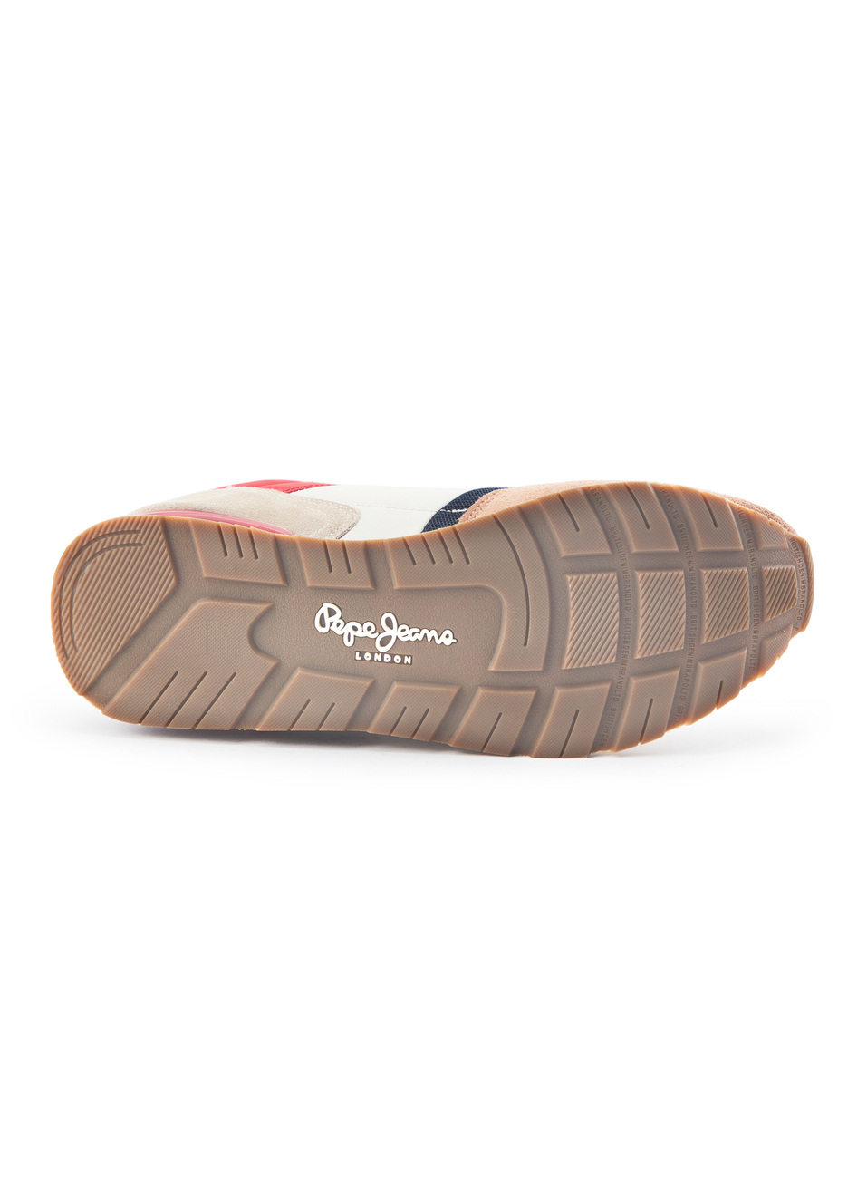 Brown And Beige Anti-skid Running Sneakers, , large image number 6