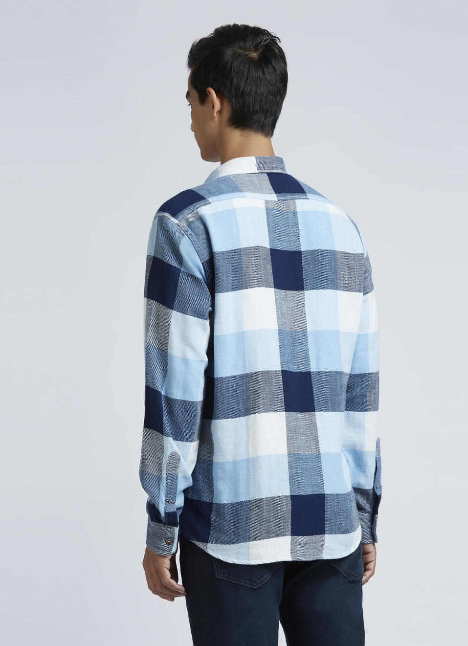 Blue Checks Full Sleeve Shirt, , large image number 2