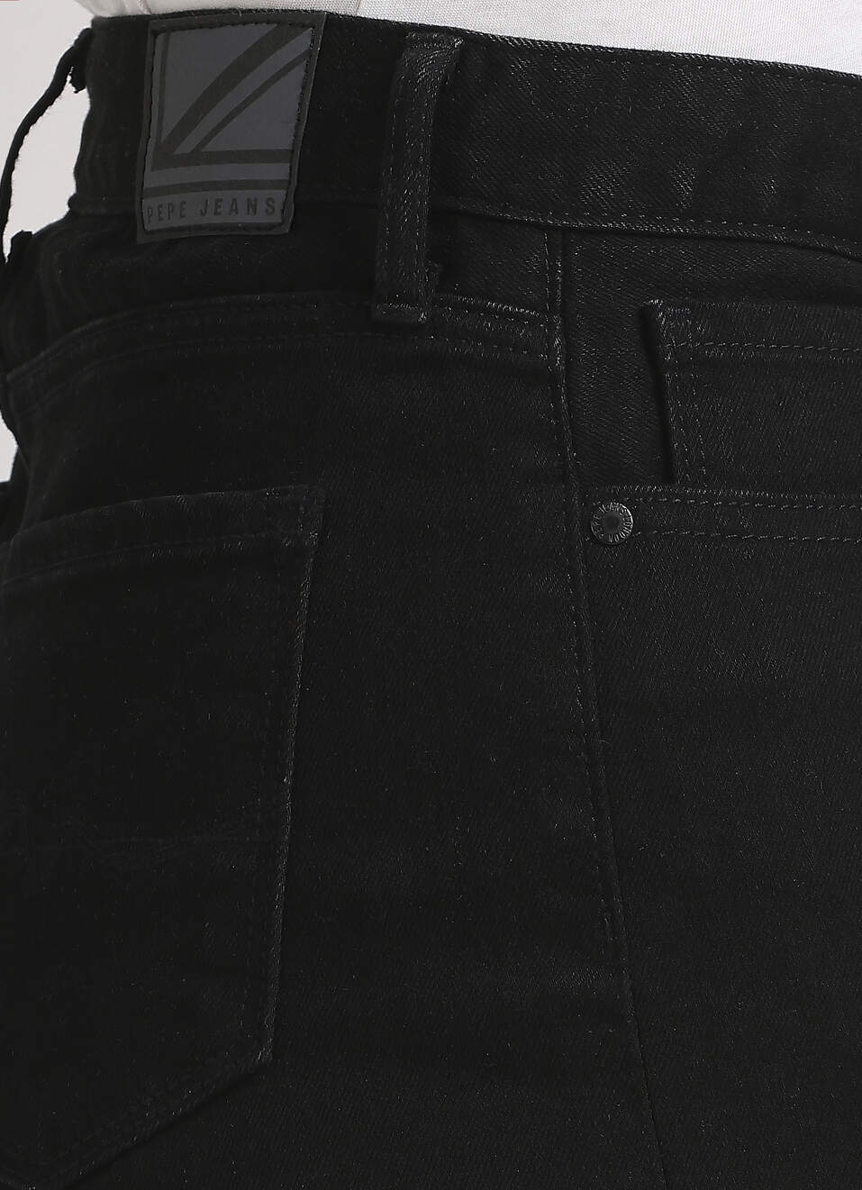 Hailey Black High Waist Loose Wide Leg Jeans, , large image number 4