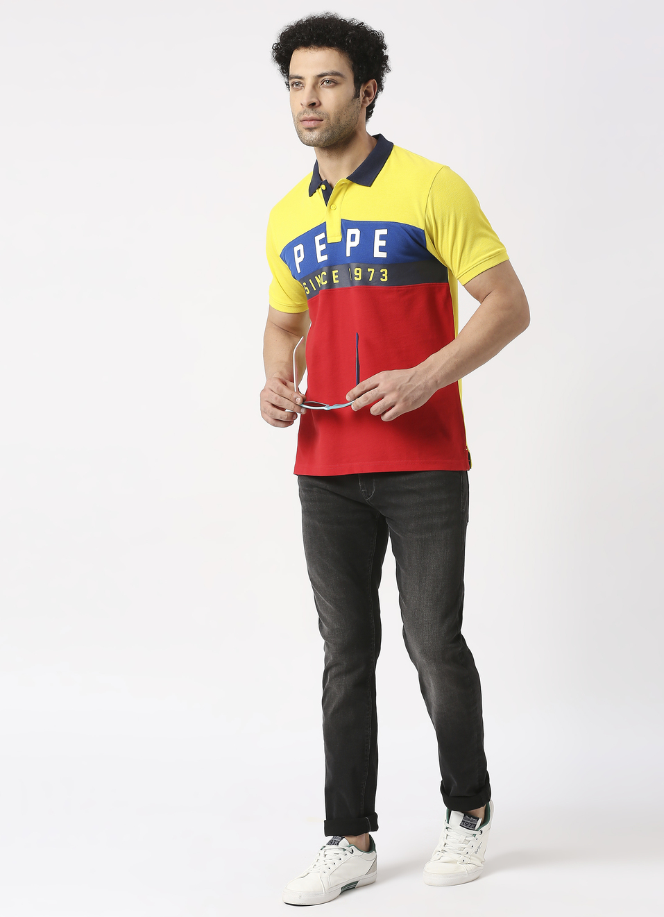 Color Block Yellow T shirt, , large image number 5