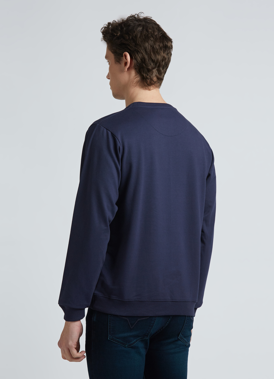 Navy Graphic Print Full Sleeve Sweatshirt, , large image number 2