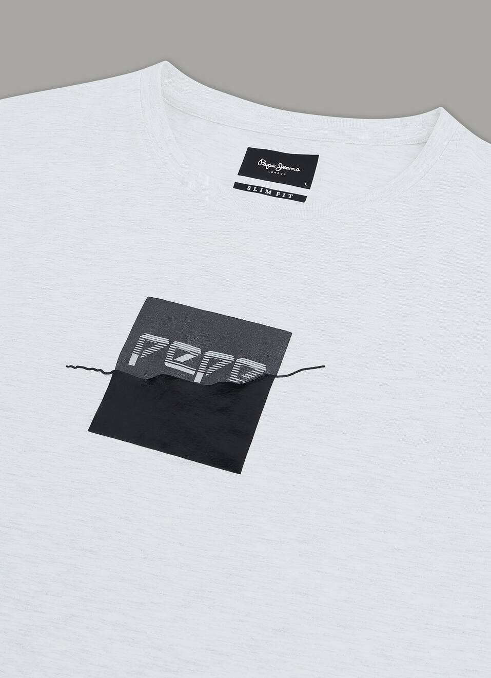 Men Off White Typographic Print Slim Fit T-shirt, , large image number 7