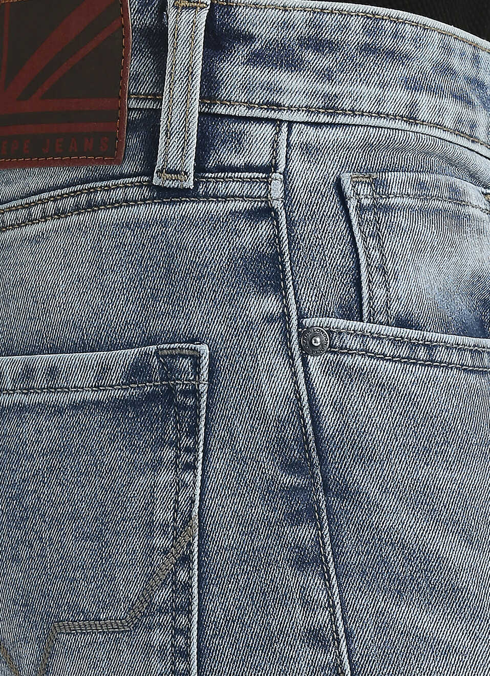 Vendie Light Blue Mid Rise Straight Fit Jeans, , large image number 4