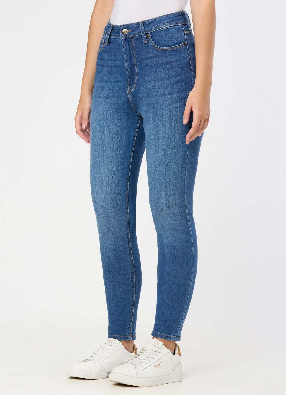 Women Med Used Skinny Jeans, , large image number 3