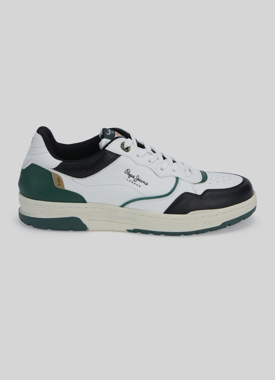 Green And White Anti-skid Cupsole Sneakers, , large image number 3