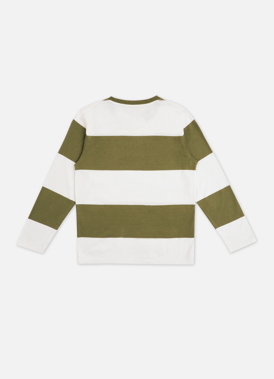 Boys Navy Stripes Full Sleeves T-shirt, , large image number 1