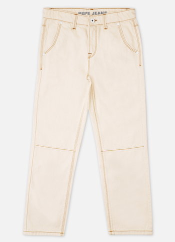Boys  Blue Mid Waist Wide Leg Jeans