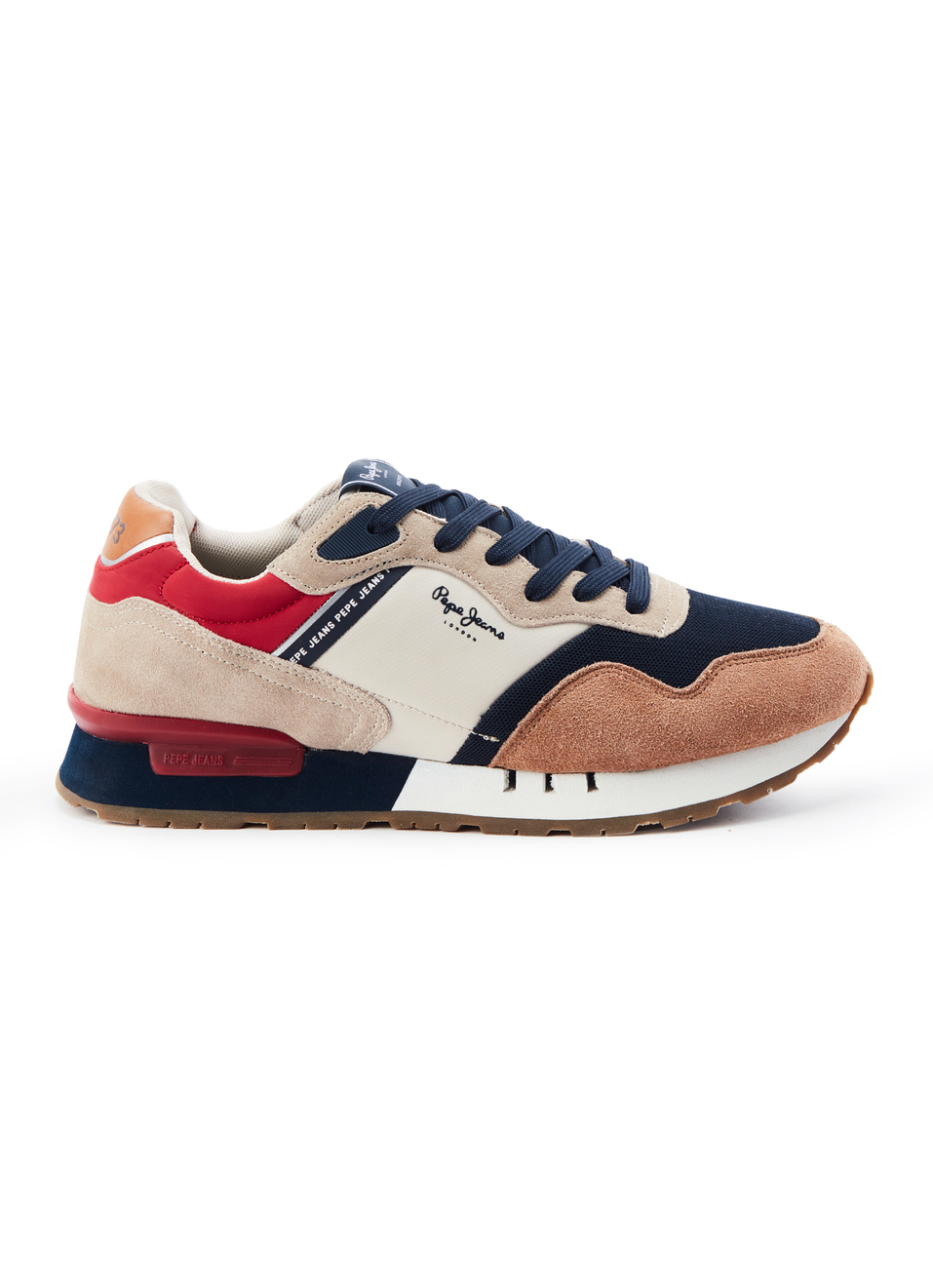 Brown And Beige Anti-skid Running Sneakers, , large image number 5