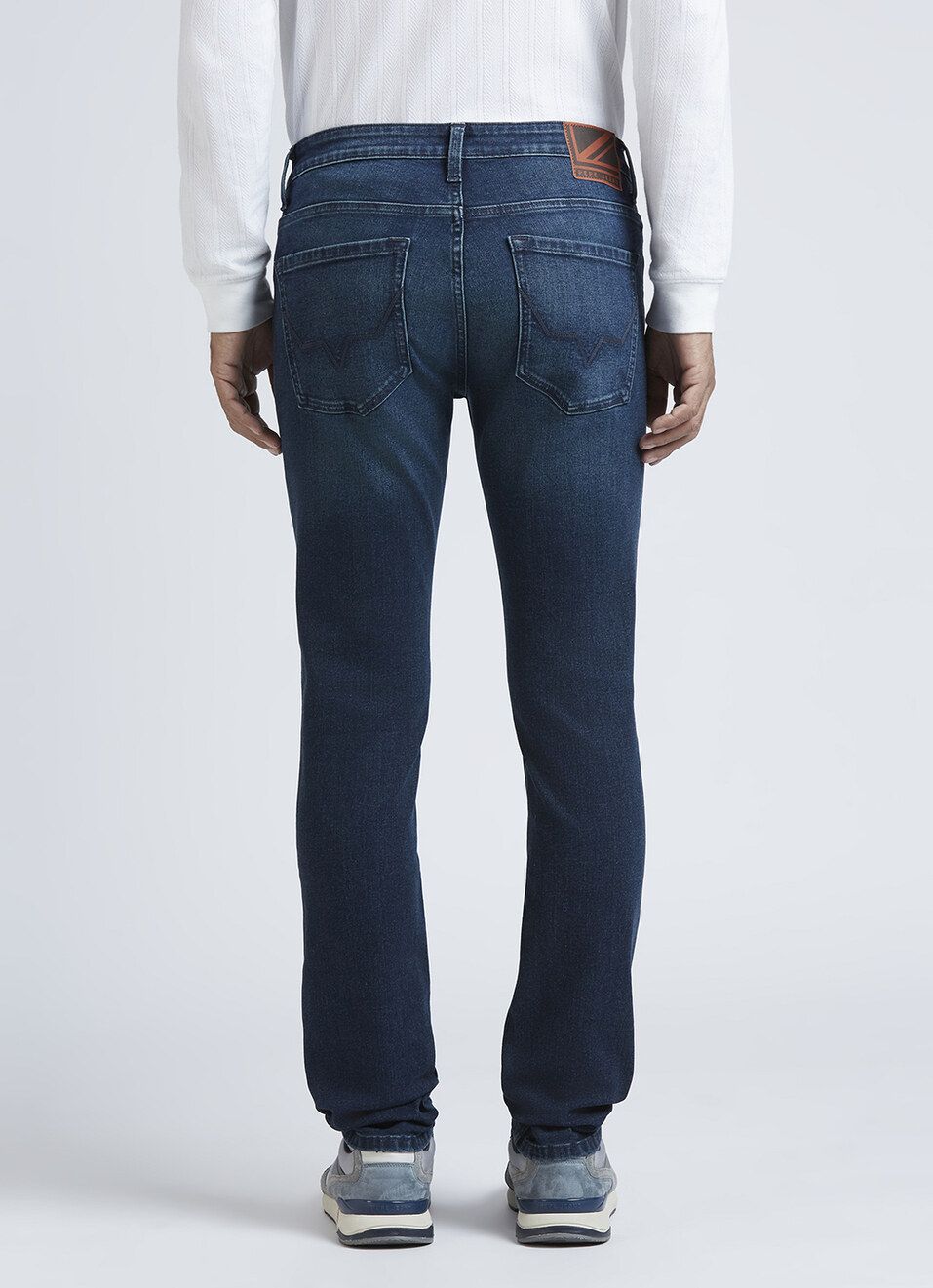 Scott Blue Low Rise Skinny Jeans, , large image number 3