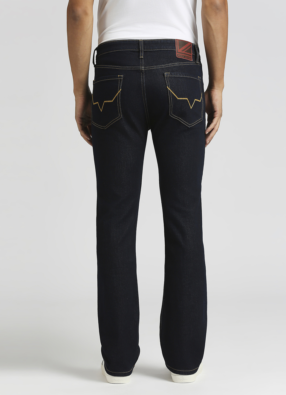 Raw Mid Rise Bootcut Jeans, , large image number 3