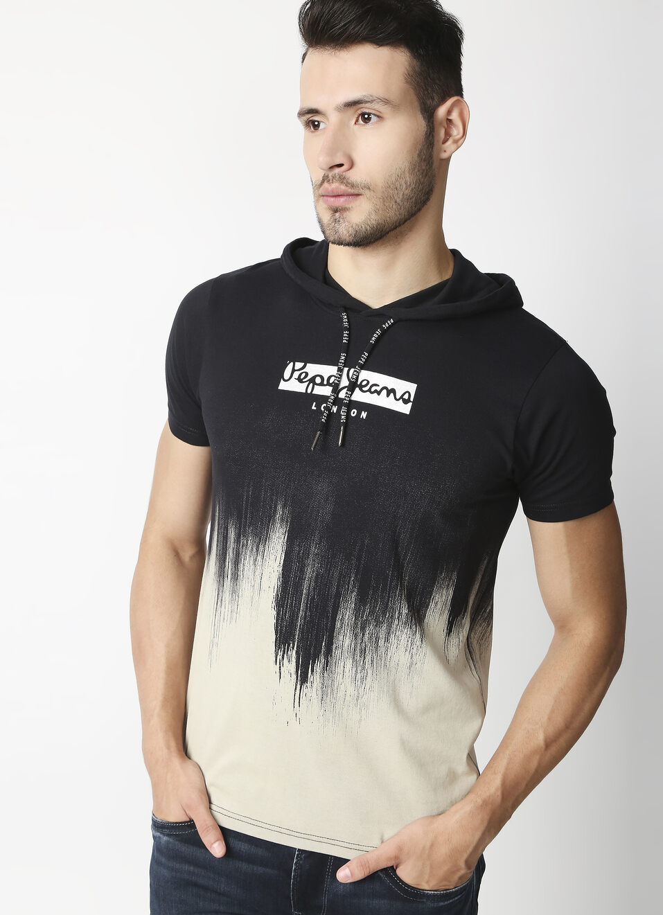 Firebrat Ombre Hooded Tee, , large image number 0