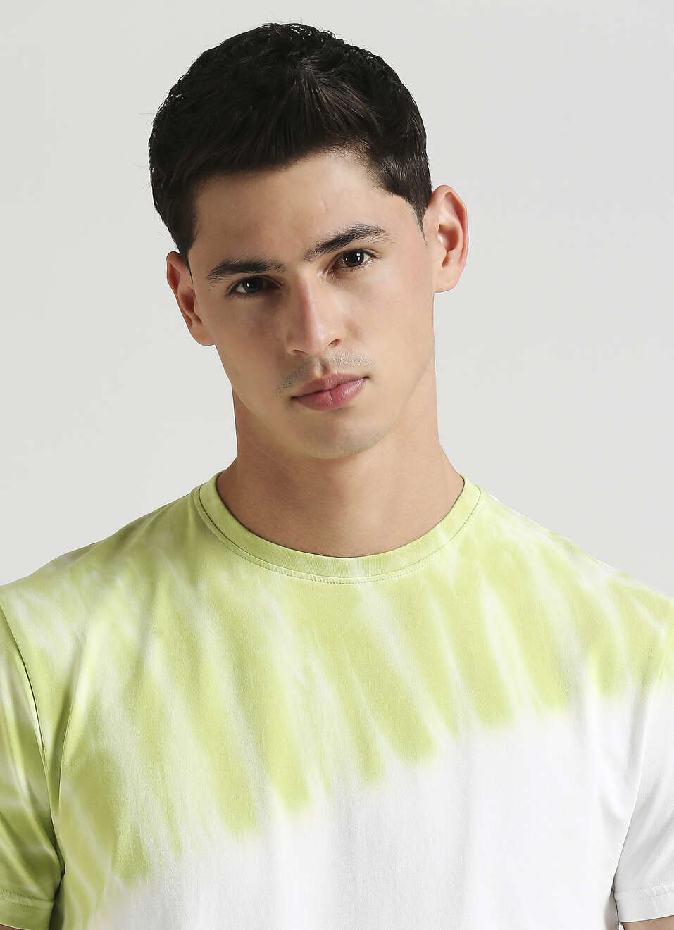 White Tie And Dye Print Short Sleeve T-shirt, , large image number 4