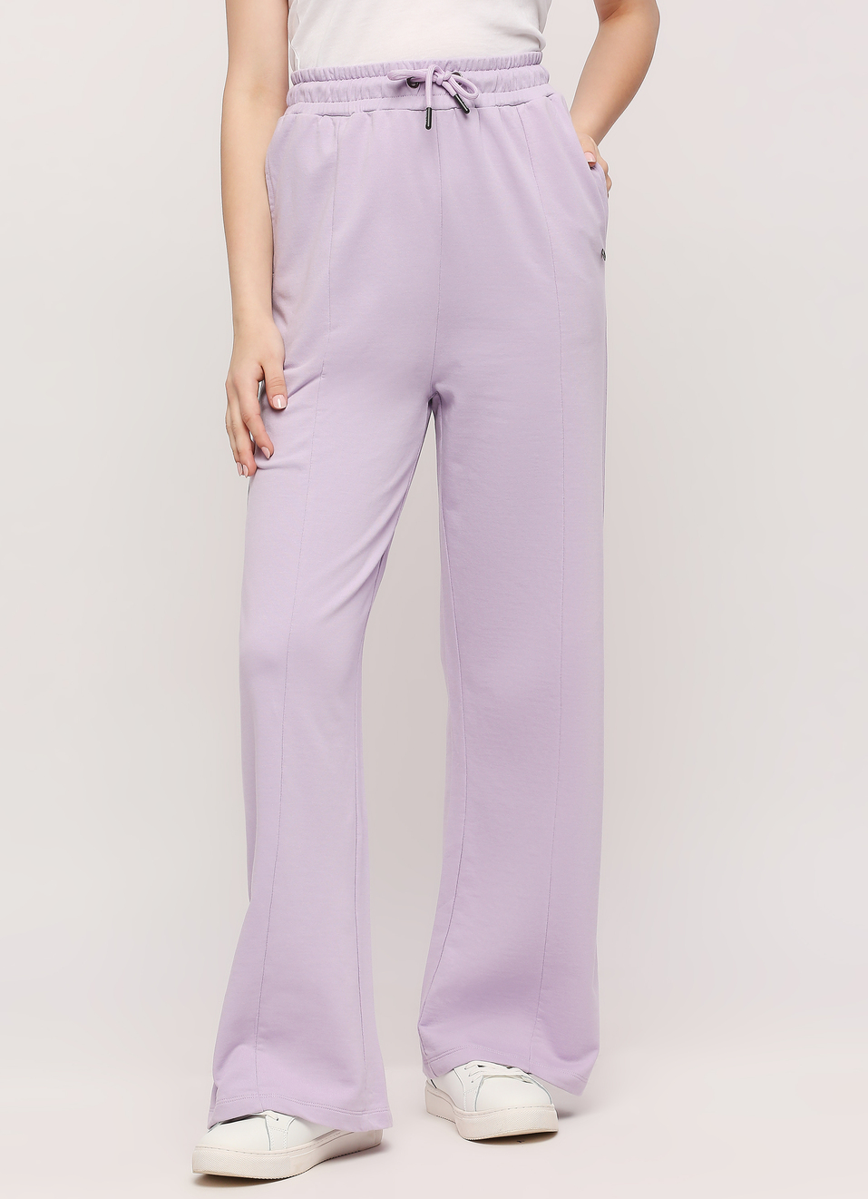 Purple Wide Leg Sweatpants, , large image number 1