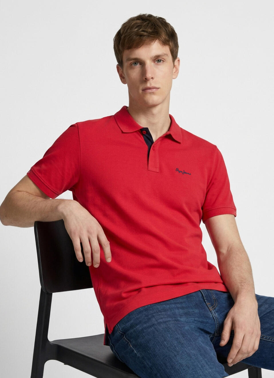 Men Purple Regular Fit Polo, , large image number 0
