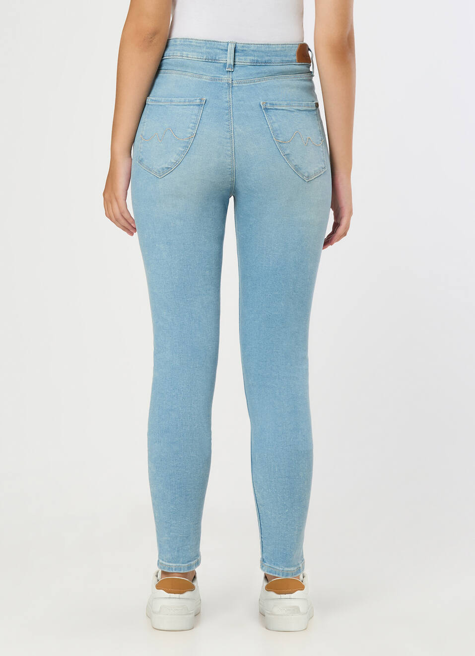 Women Super Light Tinted Used Skinny Jeans, , large image number 2
