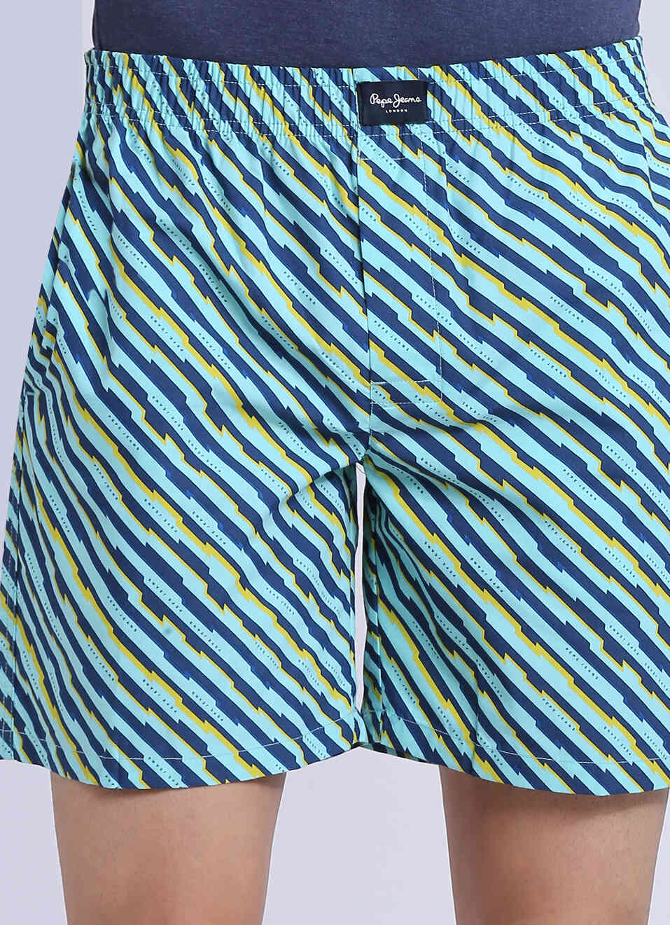 Blue Printed Boxers, , large image number 4