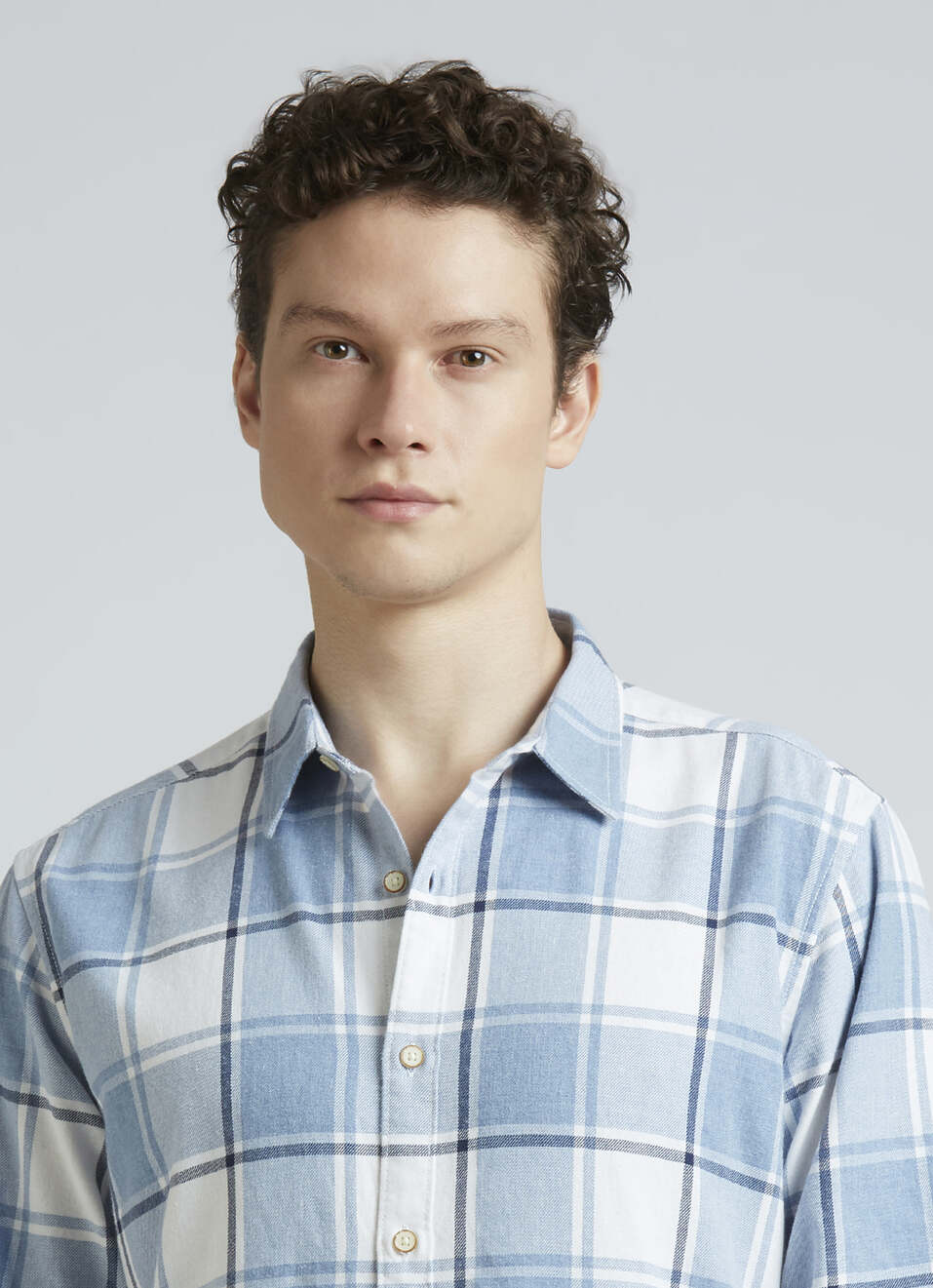 Blue Check Full Sleeve Shirt, , large image number 4