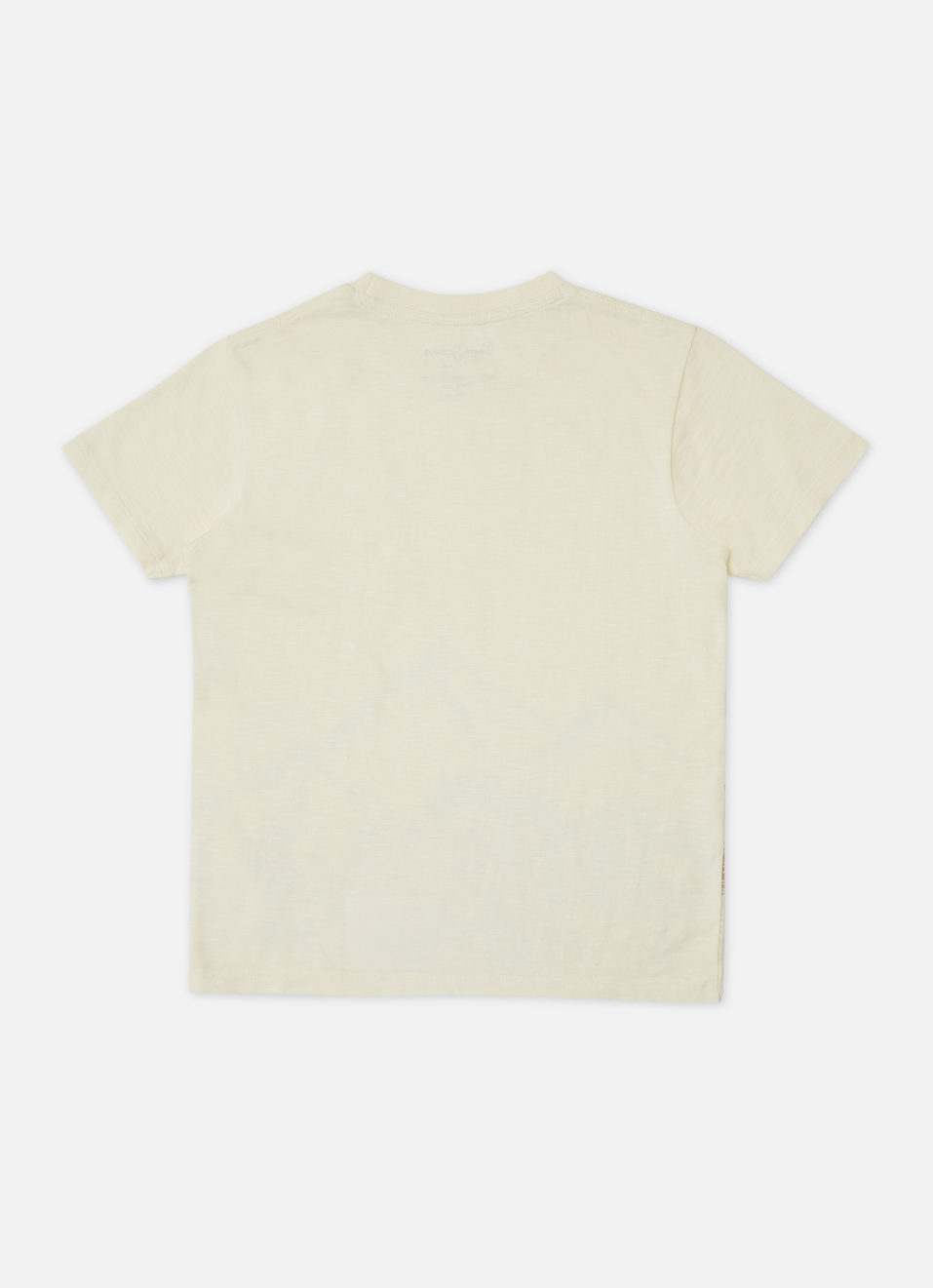 Boys Ivory Graphic Print Short Sleeve T-shirt, , large image number 1