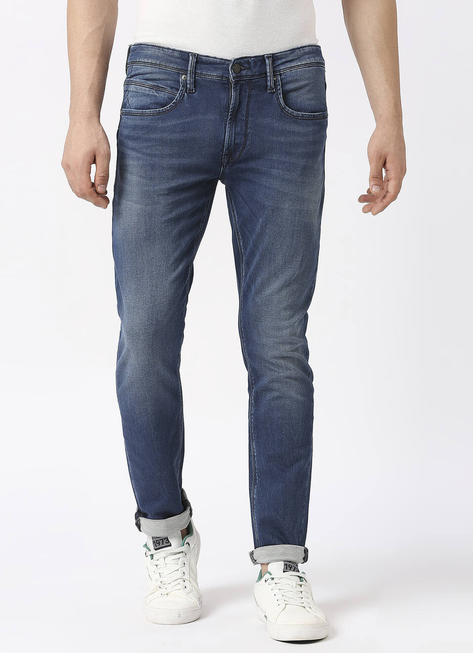 Tapered Vapour Tapered Fit Low Waist Jeans, , large image number 2