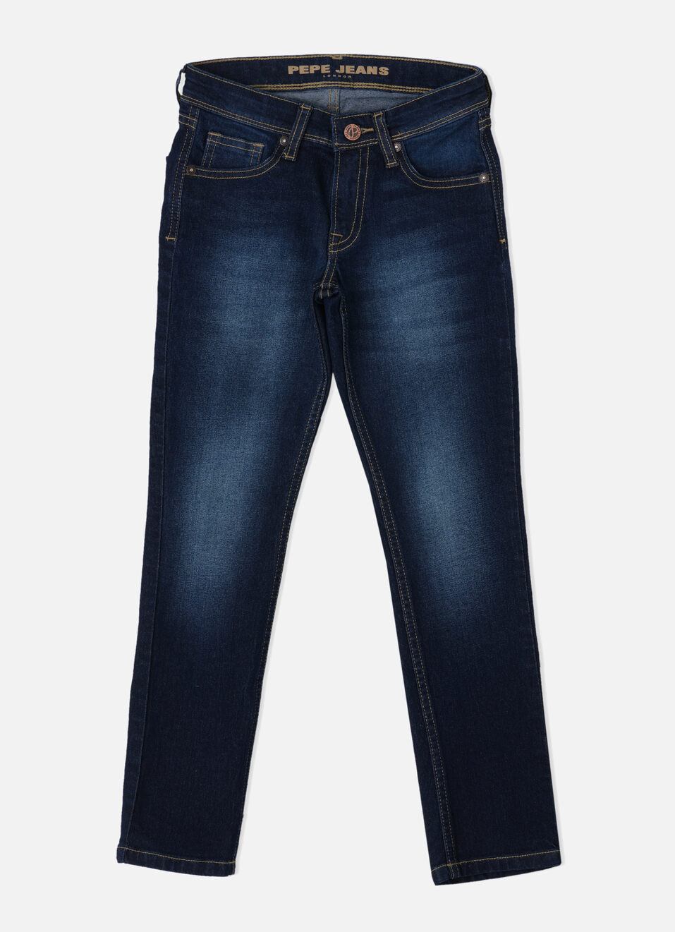 Cashed Mid Waist Slim Fit Denim, , large image number 1